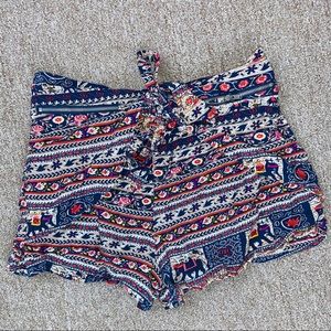 Tribal Print Shorts
